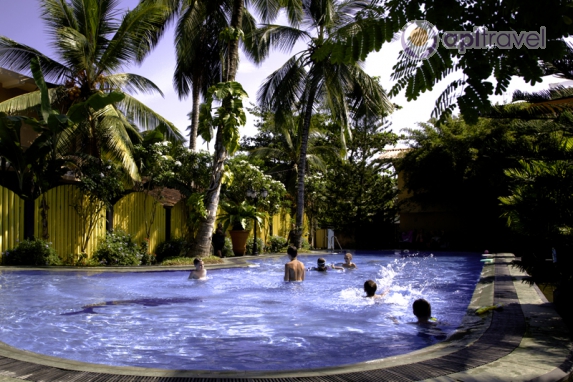 Front view of the hotel