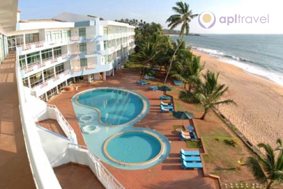 Front view of the hotel