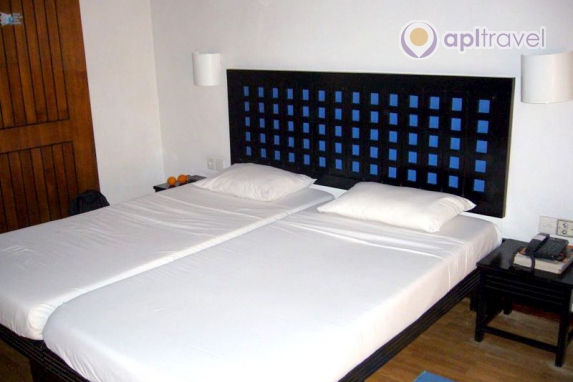 Front view of the hotel