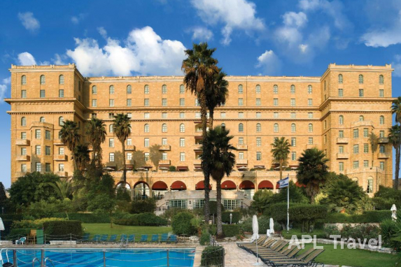 Front view of the hotel