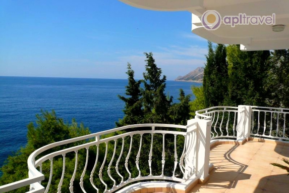 Front view of the hotel