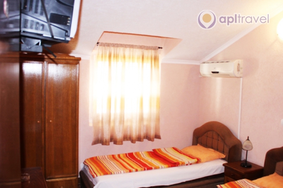 Front view of the hotel