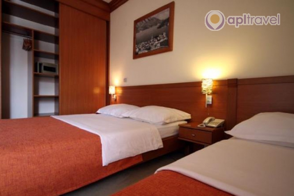 Front view of the hotel