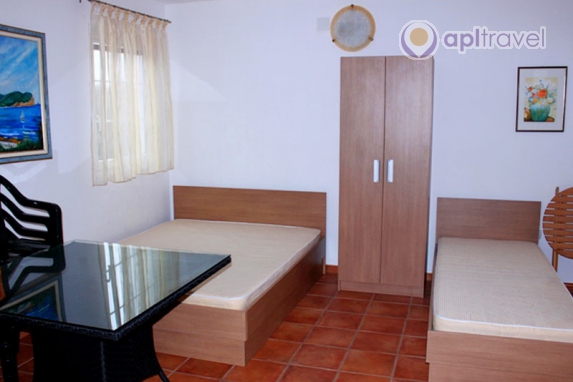 Front view of the hotel