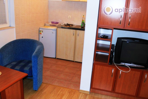 Front view of the hotel