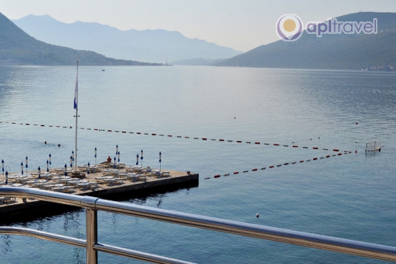 Front view of the hotel