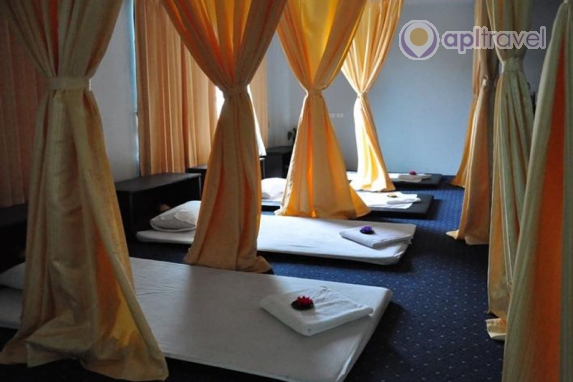 Front view of the hotel