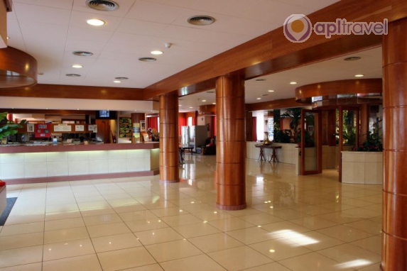 Front view of the hotel