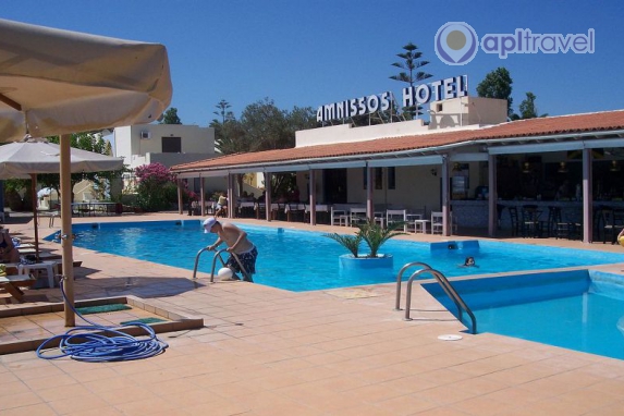 Front view of the hotel