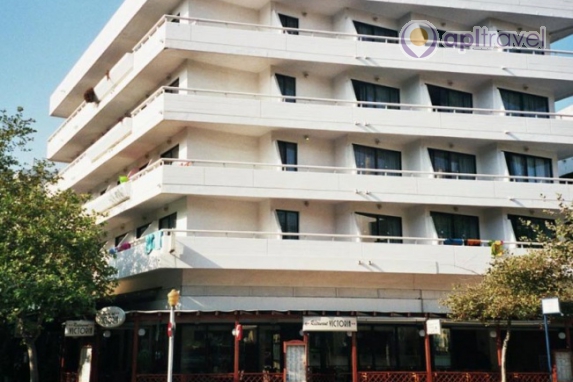 Front view of the hotel