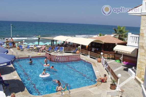 Front view of the hotel