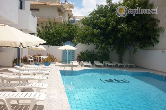 Front view of the hotel