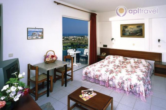 Front view of the hotel