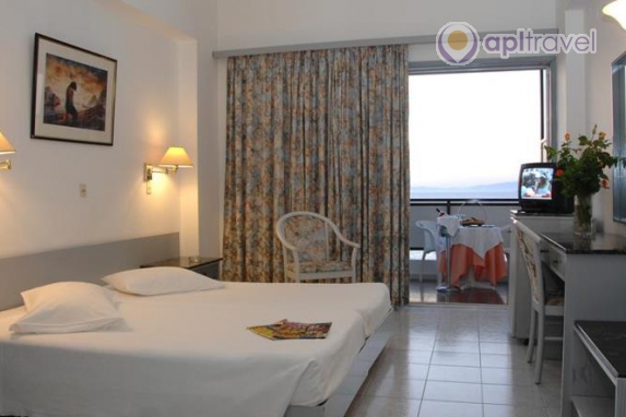 Front view of the hotel