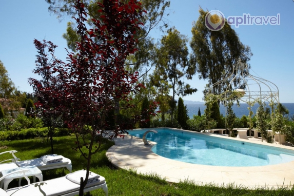 Front view of the hotel