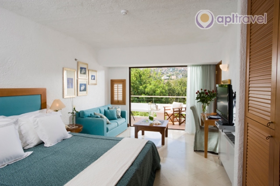 Front view of the hotel