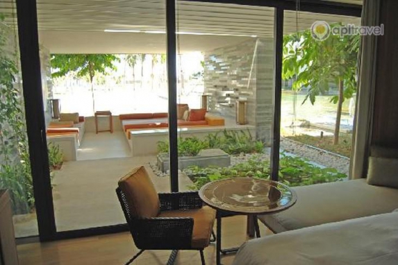 Front view of the hotel