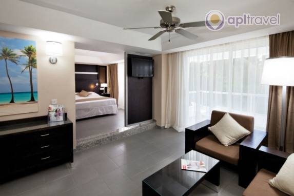 Front view of the hotel