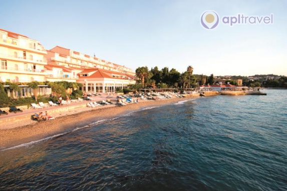 Front view of the hotel