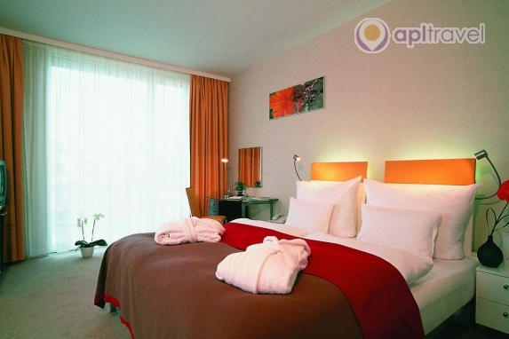 Front view of the hotel