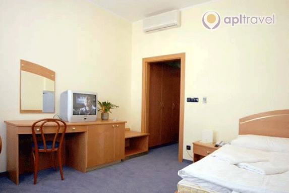 Front view of the hotel