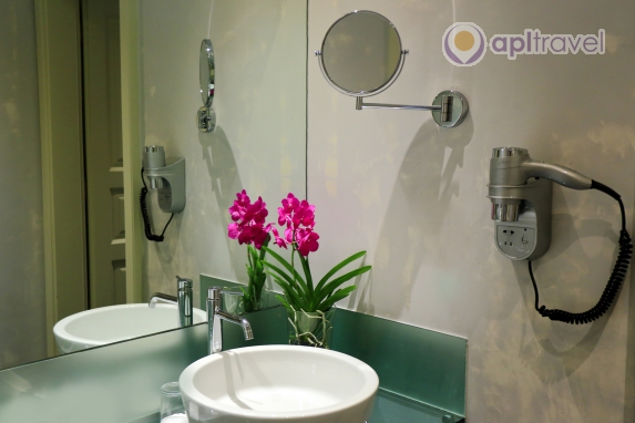 Front view of the hotel