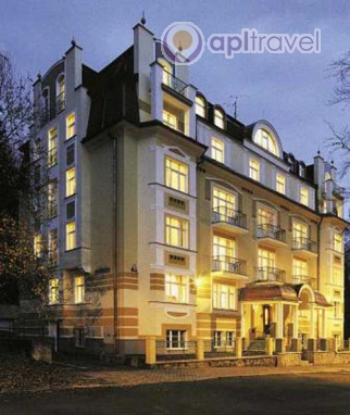 Front view of the hotel