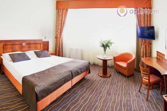 Front view of the hotel