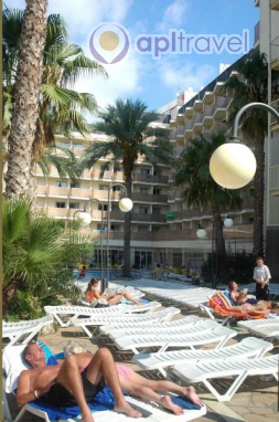 Front view of the hotel