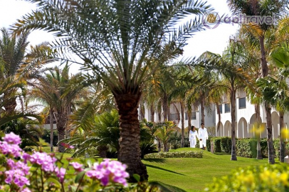 Front view of the hotel