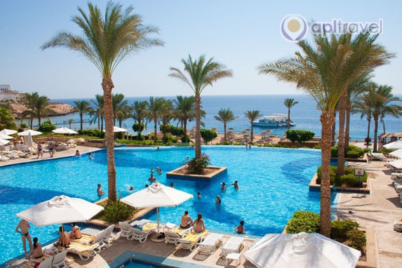 Front view of the hotel