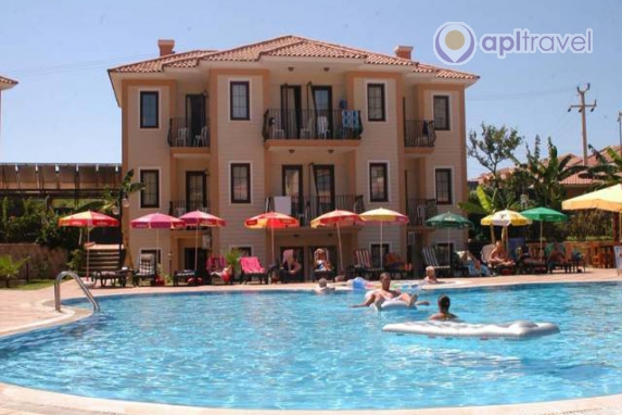 Front view of the hotel