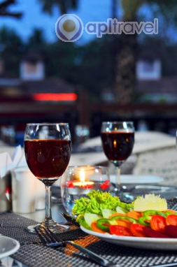 Front view of the hotel