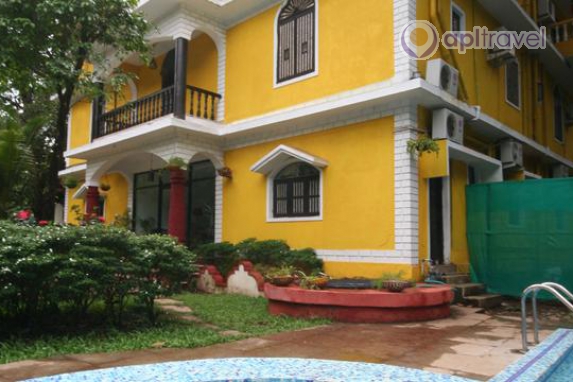 Front view of the hotel