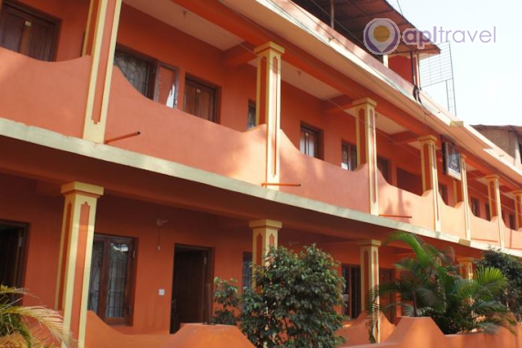 Front view of the hotel