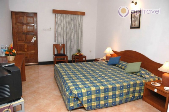 Front view of the hotel