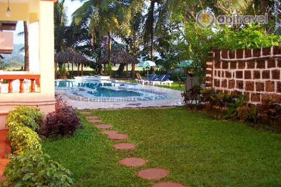 Front view of the hotel