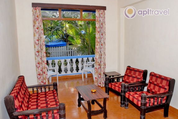 Front view of the hotel