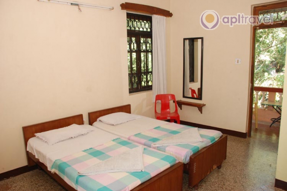 Front view of the hotel