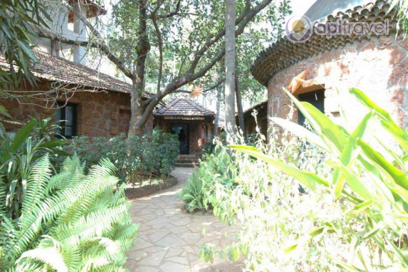 Front view of the hotel