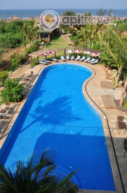 Front view of the hotel