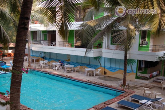 Front view of the hotel