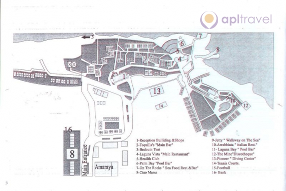 Front view of the hotel